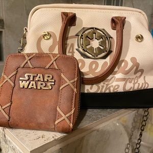 Never used Star Wars Endor purse and wallet set